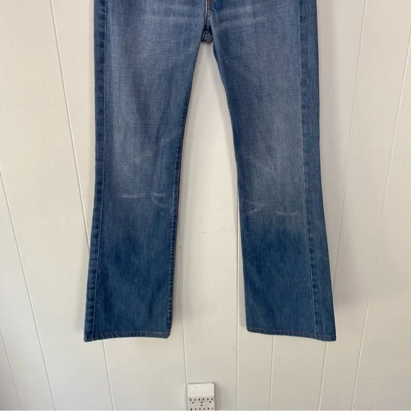 7 For All Mankind By Jerome Dahan Jeans Bootcut Low Rise Pocket Detail Sz 28 - Picture 3 of 13